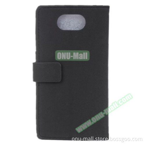 Stone Texture Wallet Style Leather Flip Cover Case for Moto Droid Turbo XT1254